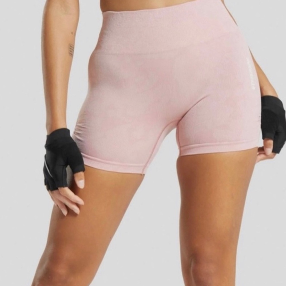 Gym shark pink shorts